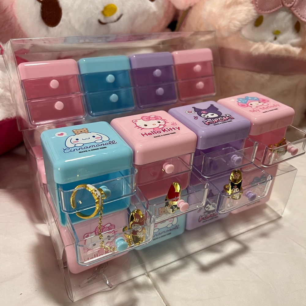 Sanrio Mini Storage Box (4 pc set)